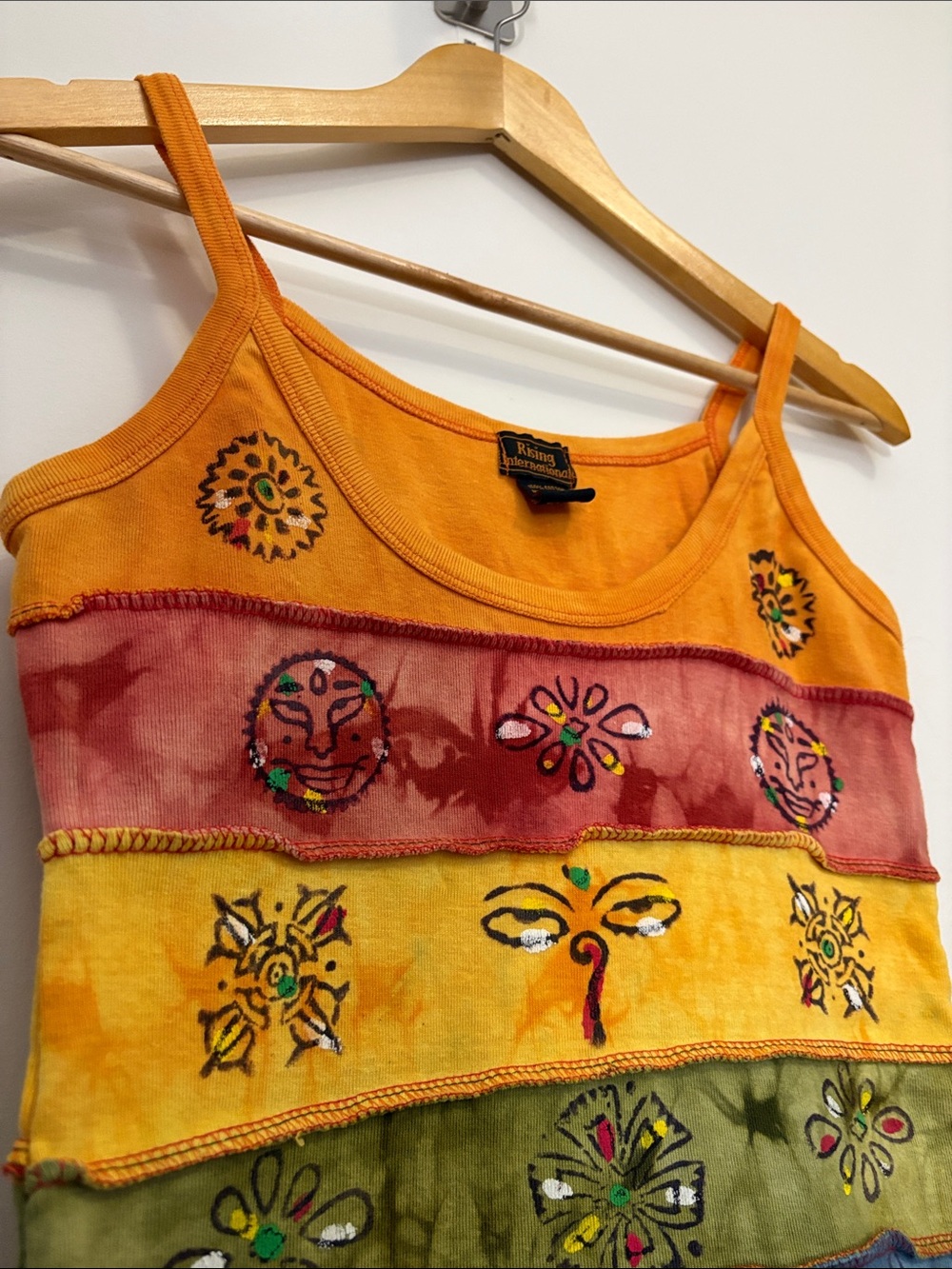 Rising International Rainbow Tiered Tank Top - Multicolor